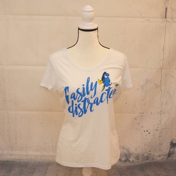 DISNEY DORY DISNEY V NECK SHORT SLEEVE SHIRT - Picture 2 of 3